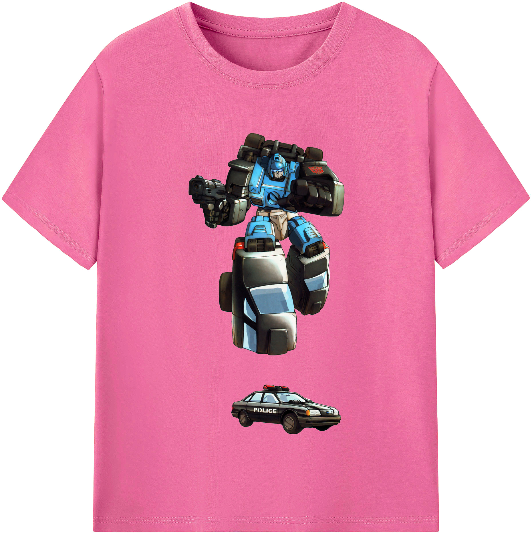 （画像用）  レディースカジュアルプリントTシャツ（綿100％）